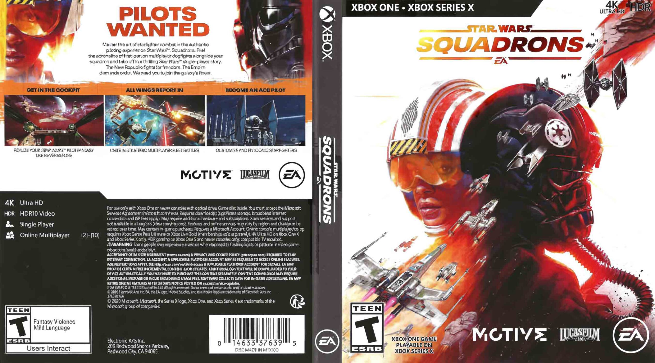 Star Wars: Squadrons pro XBOX ONE — pilot X-wingu