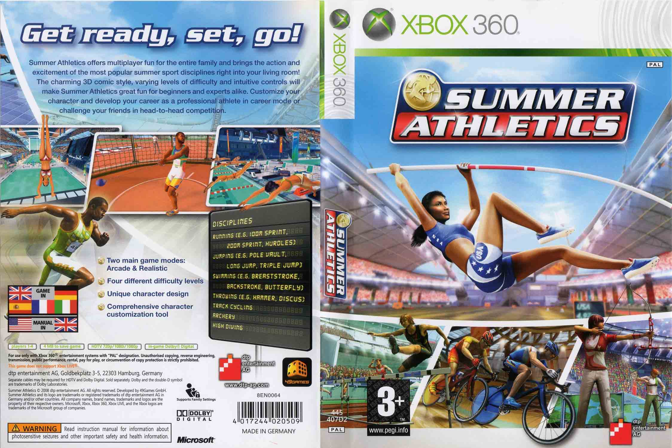 Summer Athletics pro Xbox 360 — atletika