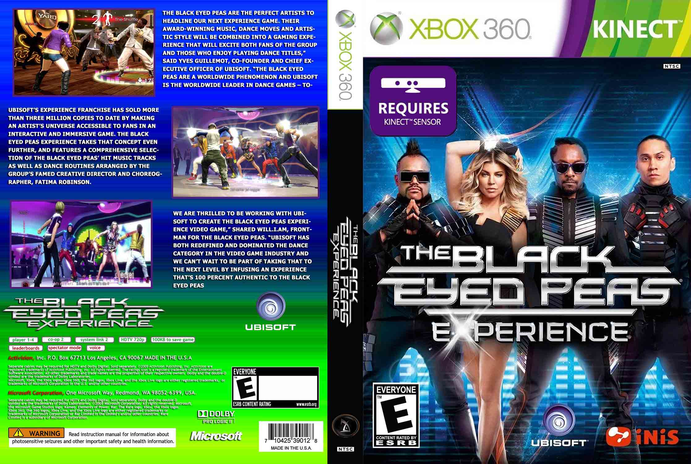 The Black Eyed Peas Experience pro XBOX 360 - více než 25 hitů včetně I Gotta Feeling