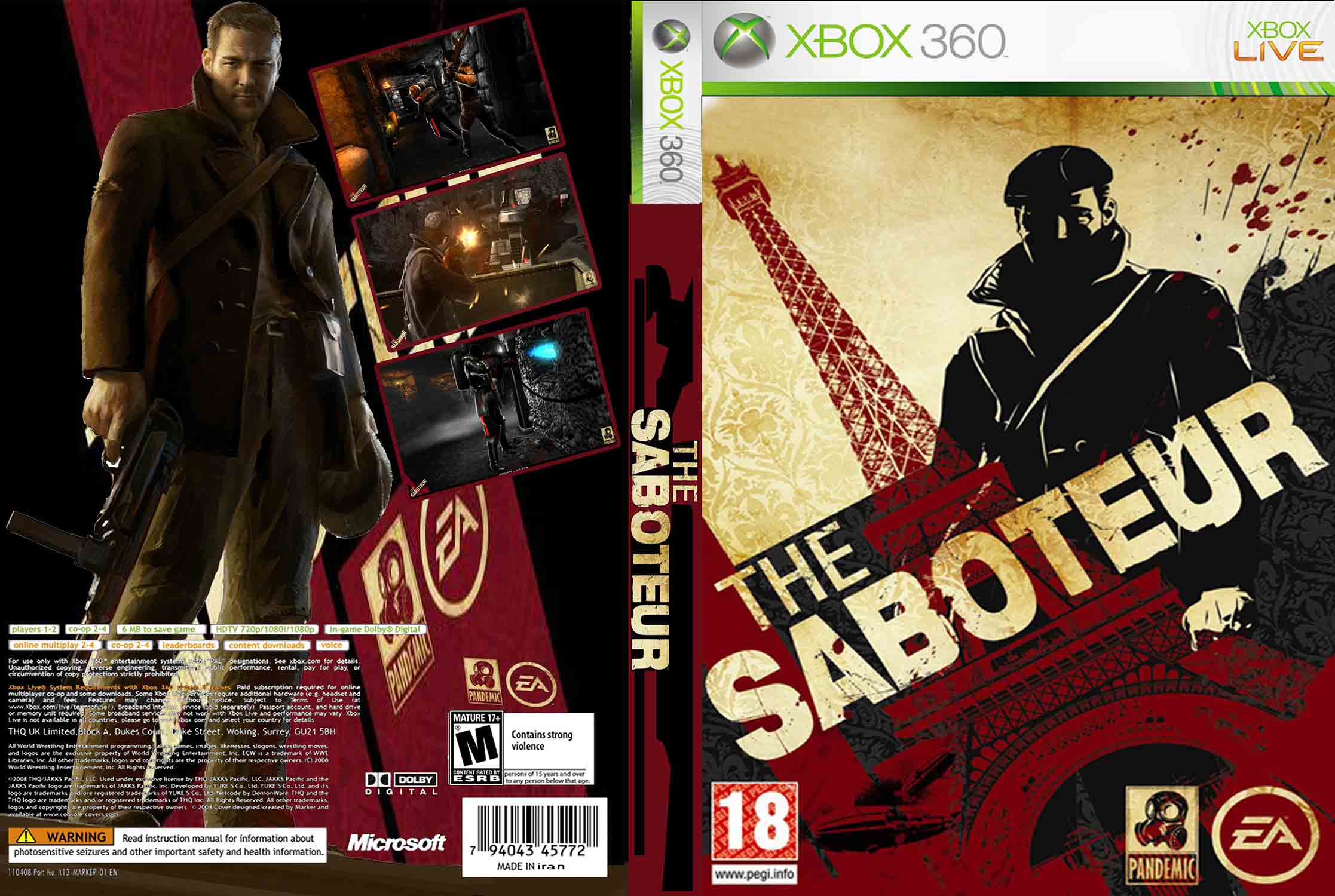 The Saboteur pro XBOX 360 — sabotér