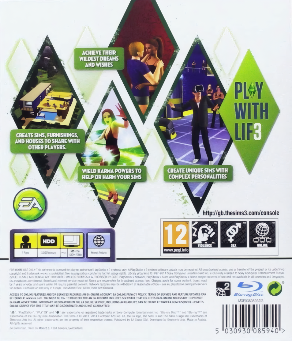 The Sims 3 pro PS3 — Sunset Valley