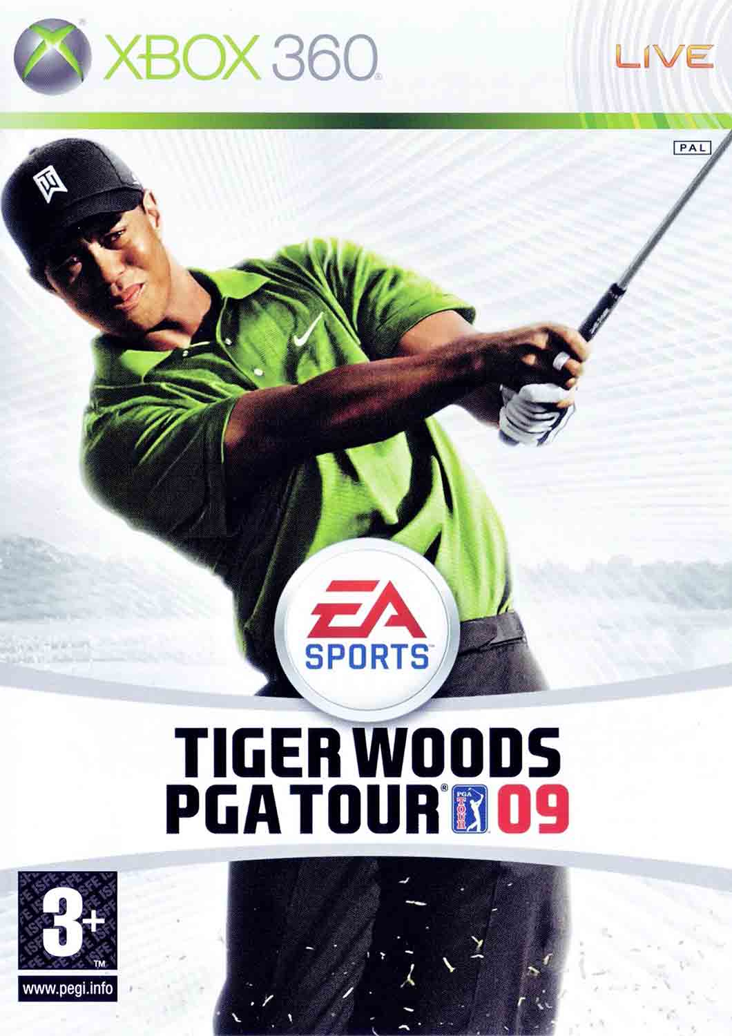 Tiger Woods PGA Tour 09 pro XBOX 360 — golf