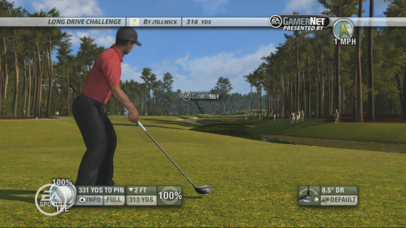 Tiger Woods PGA Tour 09 pro XBOX 360 — simulátor