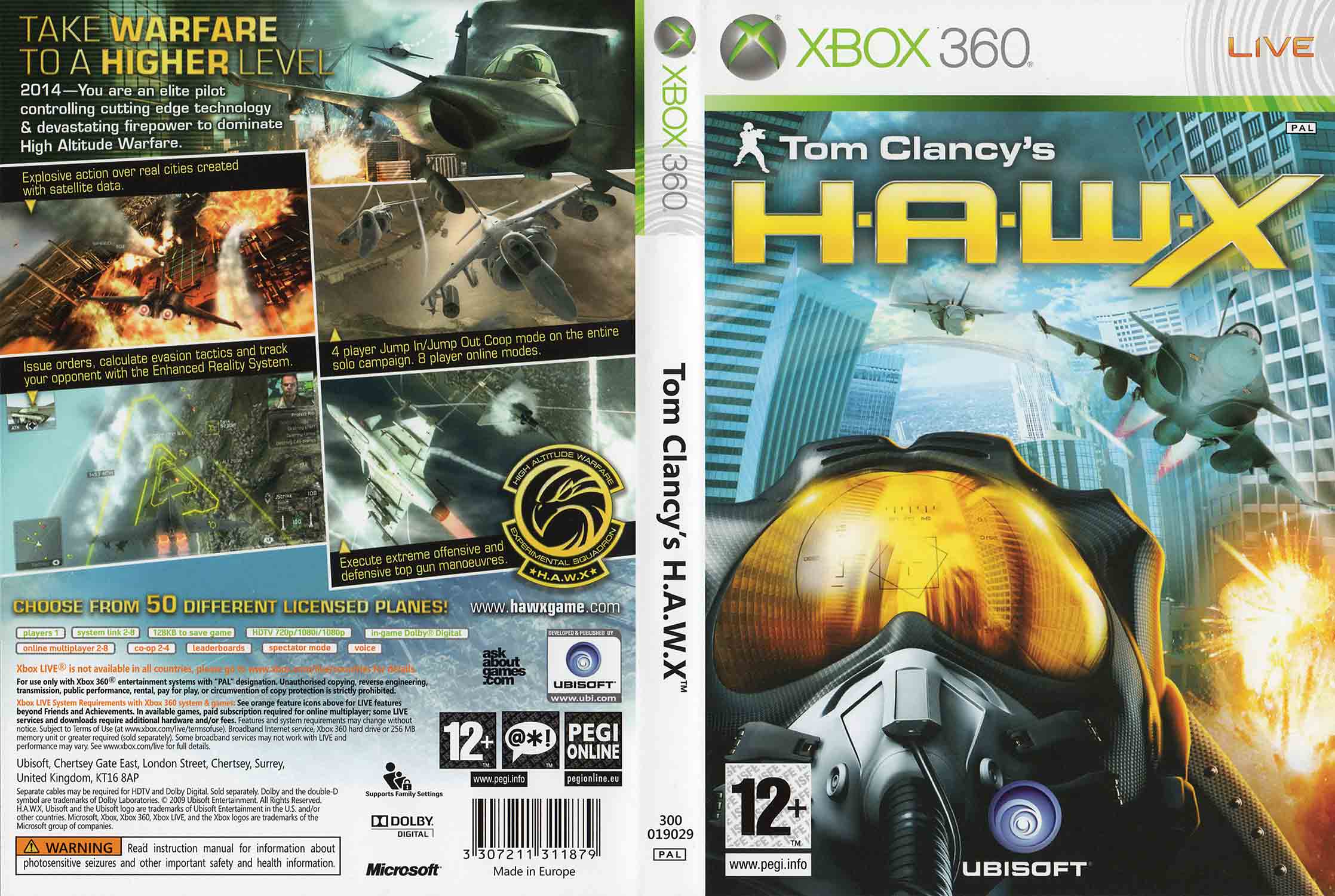 Tom Clancy's H.A.W.X. pro XBOX 360 — stíhačky