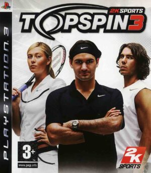 Top Spin 3 pro PS3 — tenis