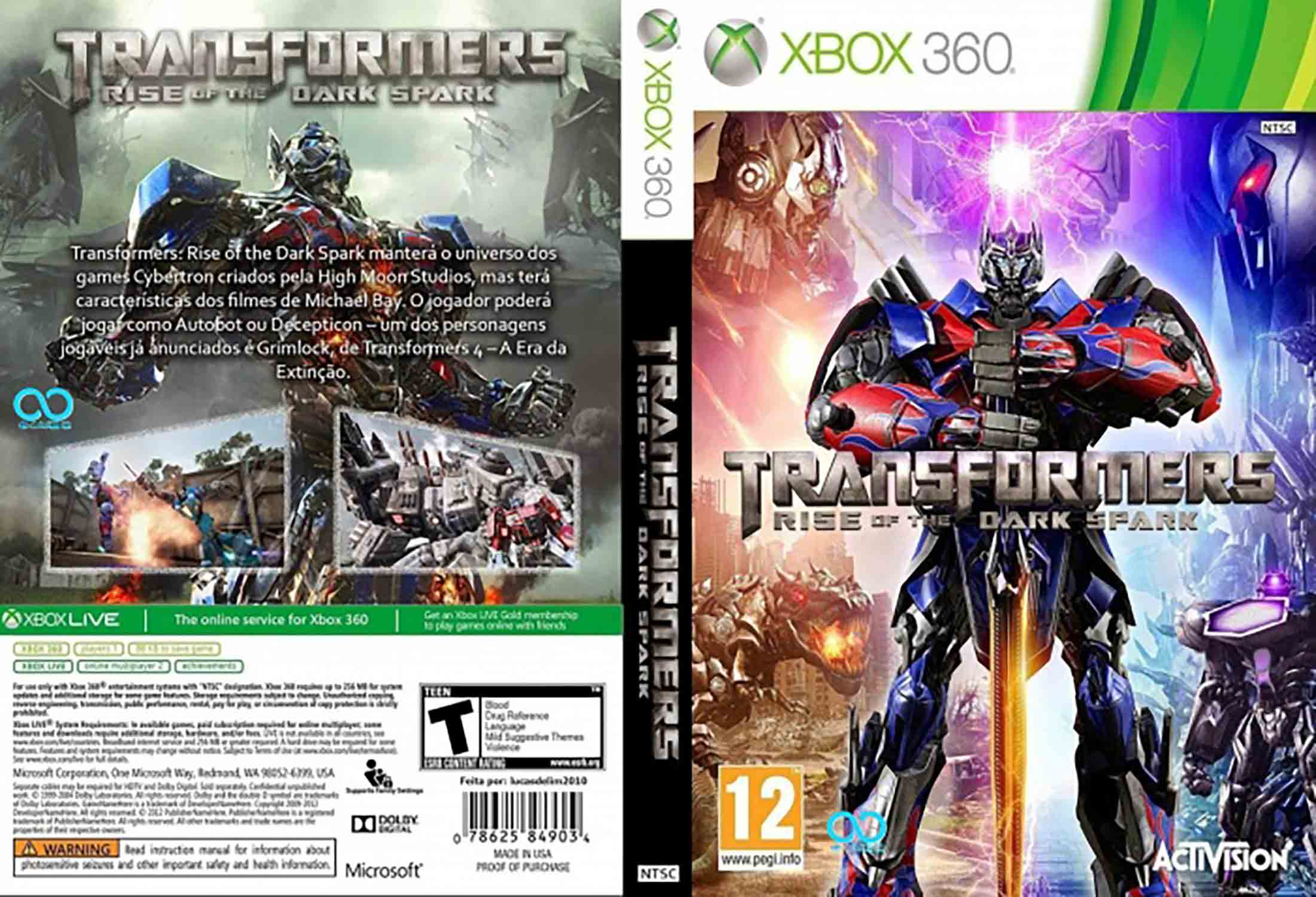 Transformers: Rise of the Dark Spark pro XBOX 360 — roboti střílečka