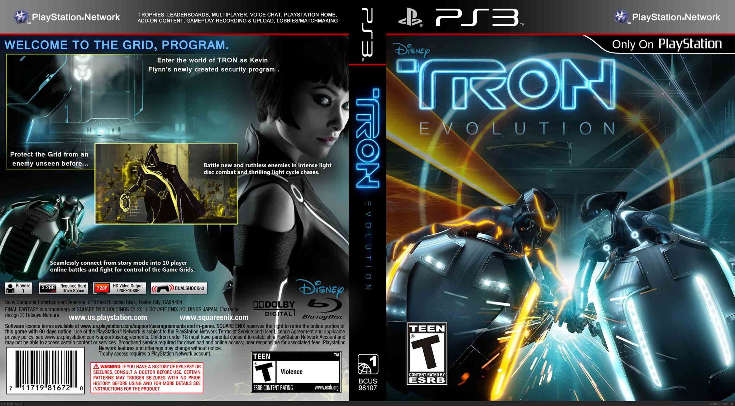 Tron: Evolution pro PS3 — svetelne motorky
