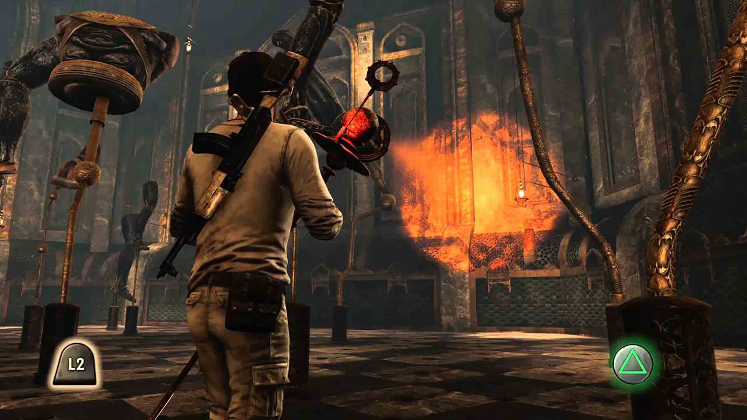 Uncharted 3: Drake's Deception pro PS3 — poušť ztracené město
