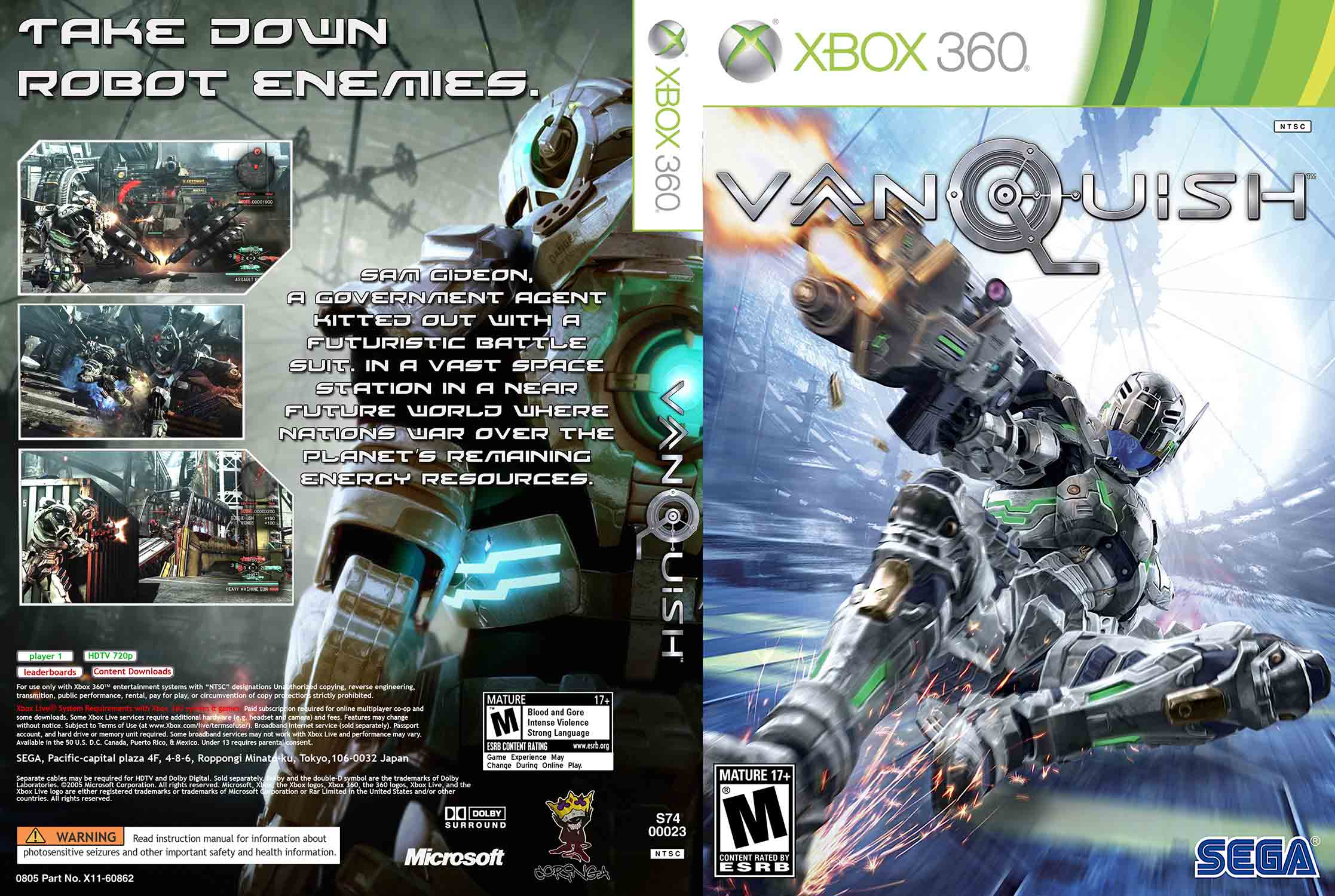 Vanquish pro XBOX 360 — akční střílečka
