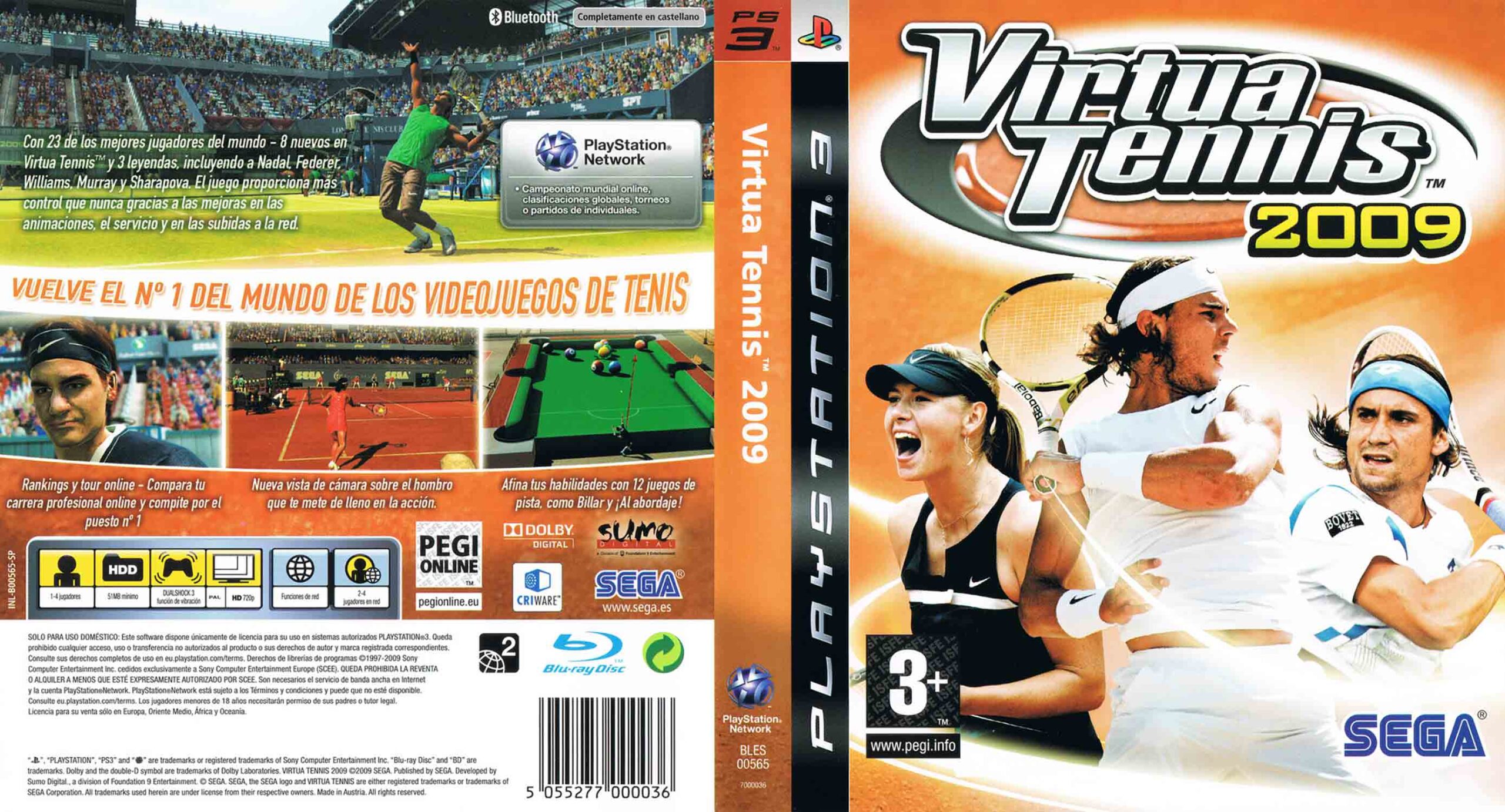 Virtua Tennis 2009 PS3 — Davis Cup