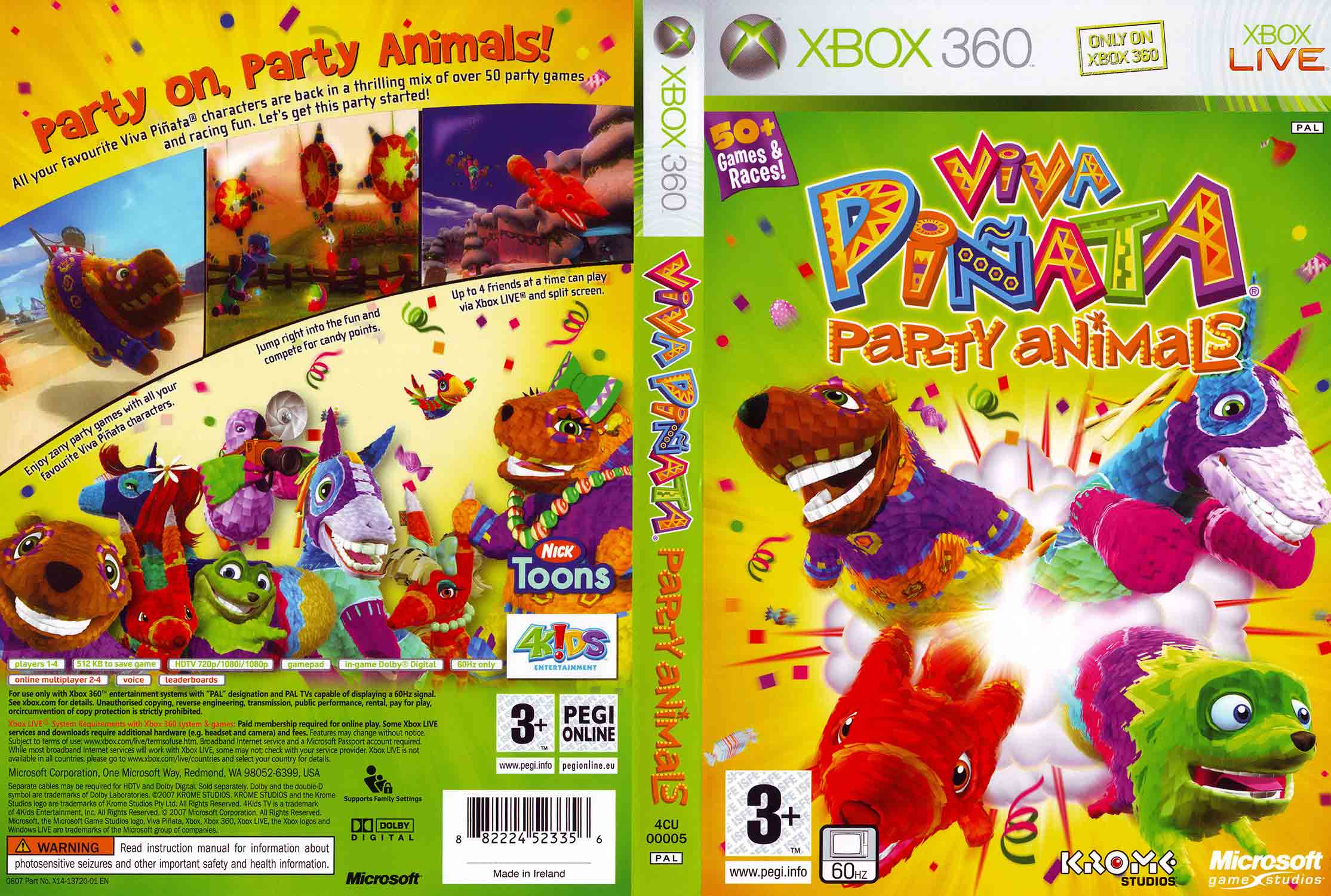 Viva Piñata: Party Animals pro XBOX 360 — hra pro děti