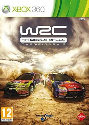 WRC World Rally Championship pro XBOX 360 - závodní hra obal hry