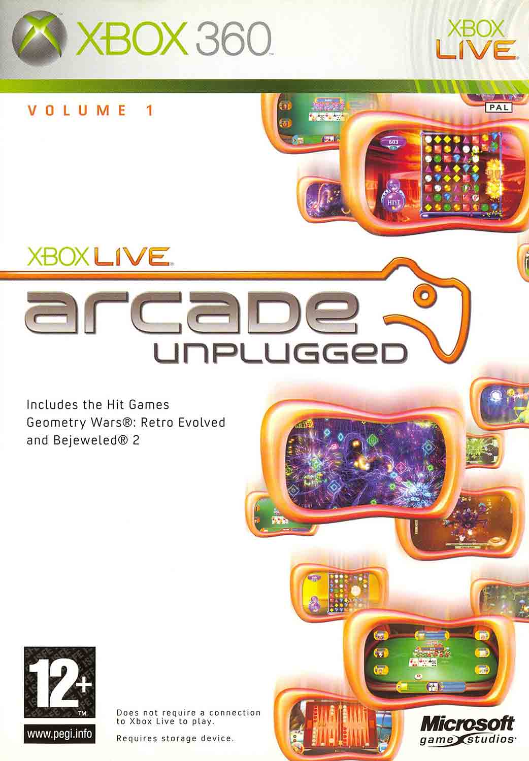 Xbox Live Arcade Unplugged: Volume 1 pro Xbox 360 - kompilační disk šest arkádových her na jednom médiu