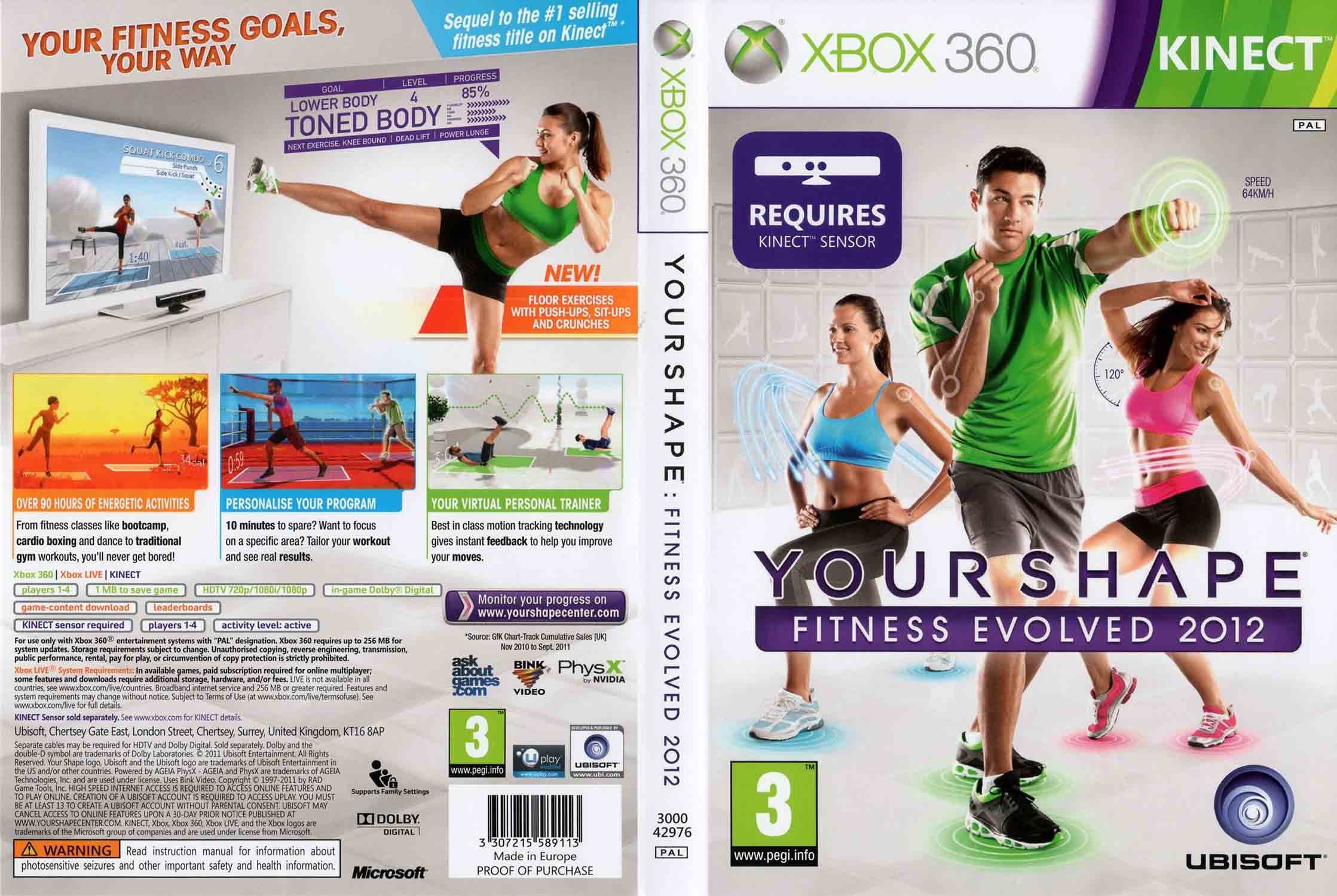 Your Shape Fitness Evolved 2012 pro Xbox 360 — pohybová hra