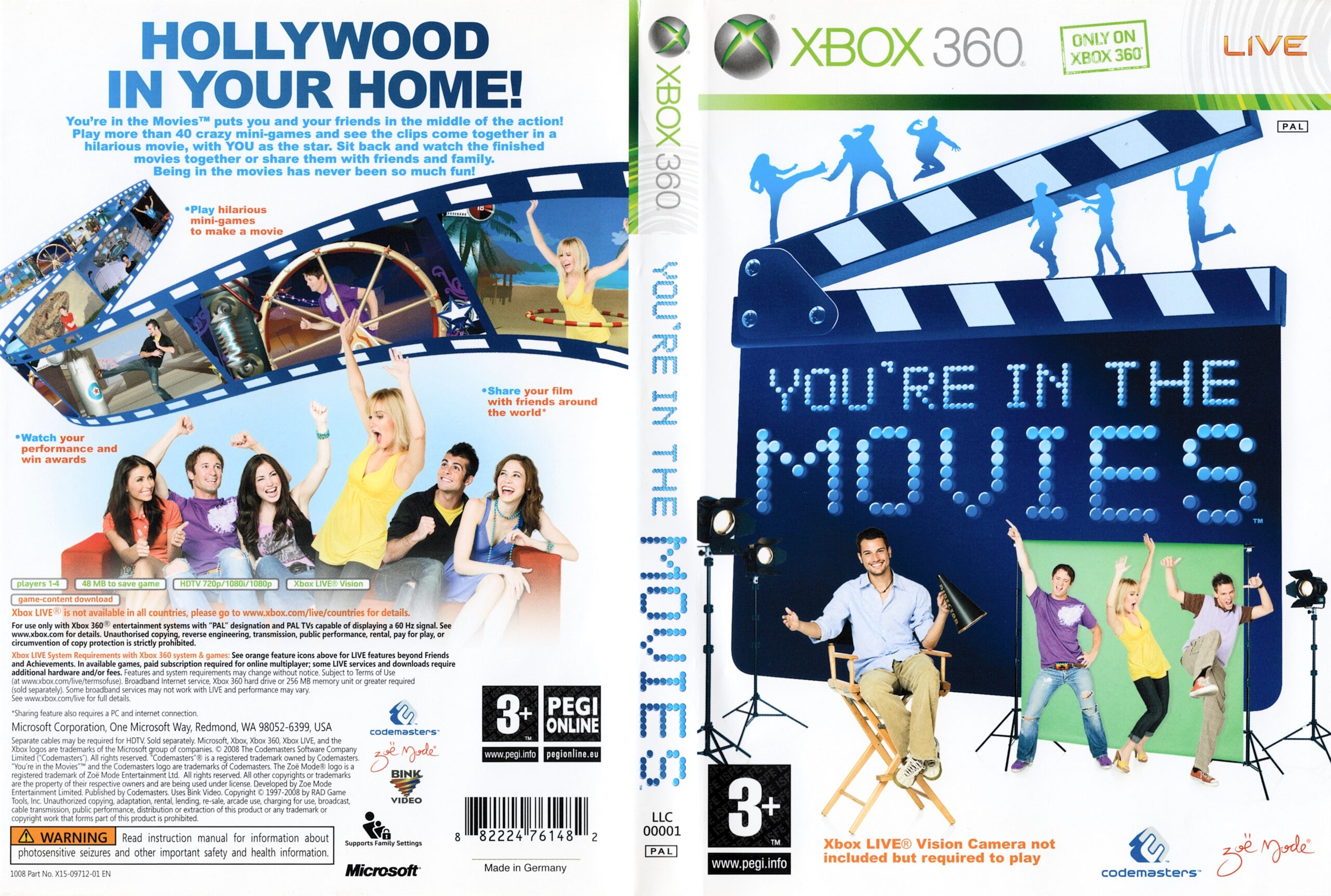 You're in the Movies pro Xbox 360 — kamera